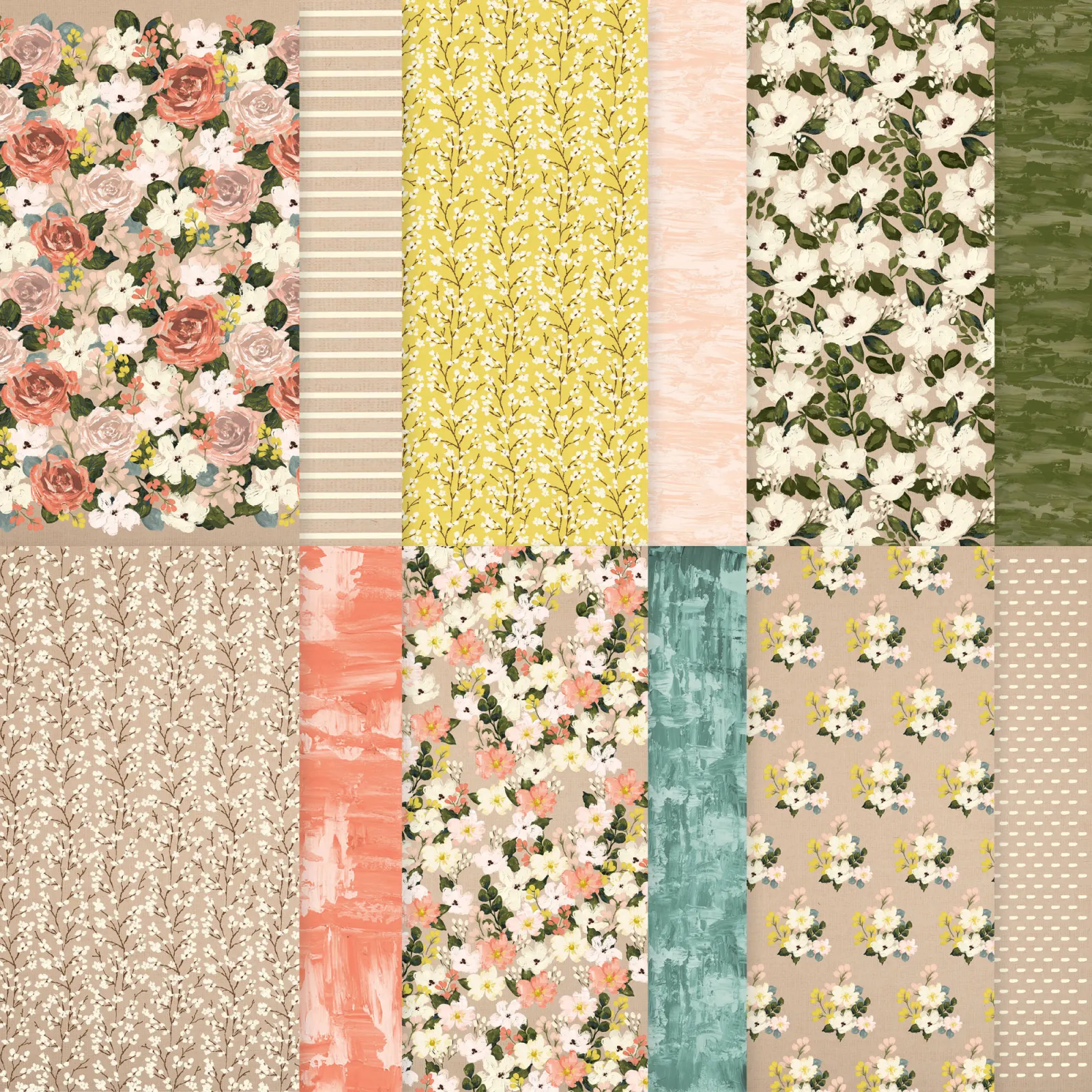 Brushed with Beauty designpapier, Stampin’ Up! Nederland