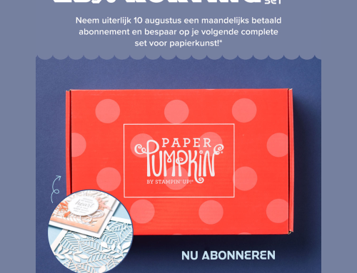 kortingsactie Paper Pumpkin